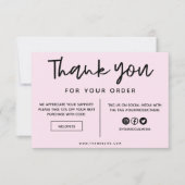 ブラックとピンクありがとうメディア挿入 (正面)