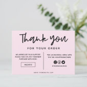 ブラックとピンクありがとうメディア挿入 (スタンド正面)