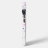 ブラックとピンクの天体太陽月星 Case-Mate iPhoneケース (裏面 / 左)