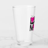 ブラックとピンクの愛 タンブラーグラス (右)