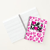 ブラックとピンクの愛 ノートブック (内部)