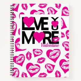 ブラックとピンクの愛 ノートブック