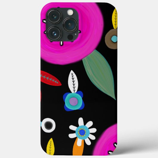 ブラックとピンクのRUPYDETEQUILA Case-Mate iPhoneケース (裏面)