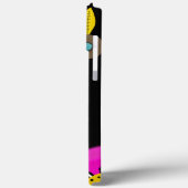 ブラックとピンクのRUPYDETEQUILA Case-Mate iPhoneケース (裏面 / 左)