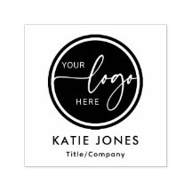 ブラックとホワイトのカスタムロゴビジネス