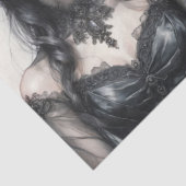 ブラックとホワイトのツインブライド – デコページ –  薄葉紙 (詳細)