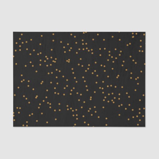 ブラックとメタルの金ゴールド(ばちゃばちゃ)跳ねる 薄葉紙 (正面)