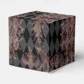 ブラックとローズゴールド フェイバーボックス (裏面サイド)