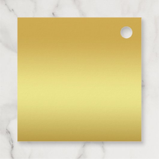 ブラックと金ゴールドの飾り付け誕生日パ感謝していーティー フェイバータグ (裏面)