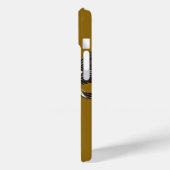 ブラックと金ゴールドグラフィックアート、Ethereal Unison Case-Mate iPhoneケース (裏面 / 左)