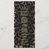 ブラックと金ゴールドグリッター プログラム (裏面)