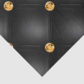 ブラックと金ゴールドタフテッド 薄葉紙 (詳細)