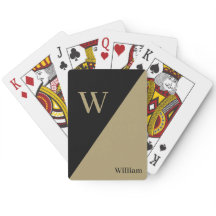 ブラックと金ゴールドパーソナライズされたモノグラムと名前