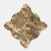 ブラックと金ゴールドフェイクホイルダマスク フェイバーボックス (折り畳みなし)