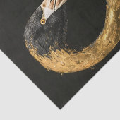 ブラックと金ゴールドフラミンゴ2 薄葉紙 (詳細)