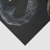 ブラックと金ゴールドフラミンゴ5 薄葉紙 (詳細)