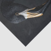 ブラックと金ゴールドフラミンゴ6 薄葉紙 (詳細)