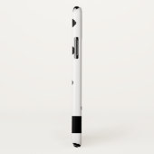 ブラックと金ゴールド水玉模様モノグラム Case-Mate iPhoneケース (裏面/右)