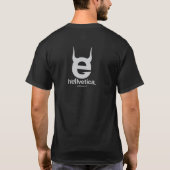 ブラックな悪の"e"ロゴ tシャツ (裏面)