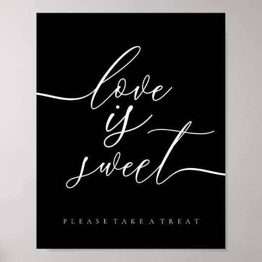 ブラックな結婚のお菓子スイーツ恋は甘い ポスター (正面)