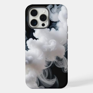 ブラックに渦巻く大胆な煙 - スマホケース iPhone 15 PRO MAXケース