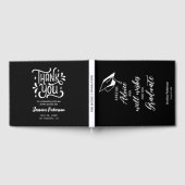 ブラックのアドバイスに特別の願い ゲストブック (全面)