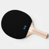 ブラックのオーダーメイド 卓球ラケット (横)