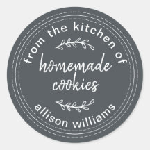 ブラックのキッチンからの素朴な手作りクッキー