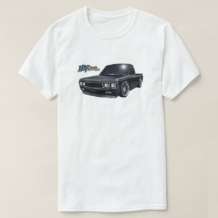 ブラックのクラシックスラムラブトラック Tシャツ
