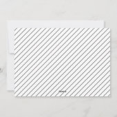 ブラックのクリスマススクリプトファミリーフォトコラージュ シーズンカード (裏面)