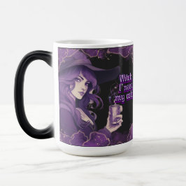 ブラックのコーヒーウィッチ モーフィングマグカップ