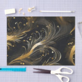 ブラックのゴールデン・プルーム 薄葉紙 (クラフト)