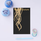 ブラックのサロン クチュール フライヤー (シングル)