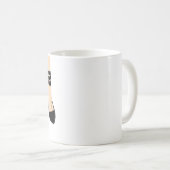 ブラックのストラップ付ハイヒール サン ムーン ガーリー チック コーヒーマグカップ (正面右)