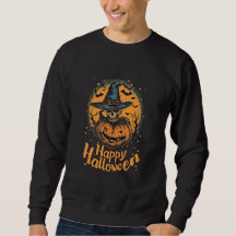 ブラックのハッピーハロウィンデザイン