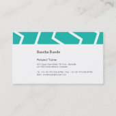 ブラックのフレッシュミント 名刺 (正面)