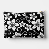 ブラックのブルーハワイ柄 アクセサリーポーチ (裏面)