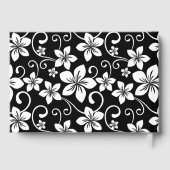 ブラックのブルーハワイ模様 ゲストブック (裏面)