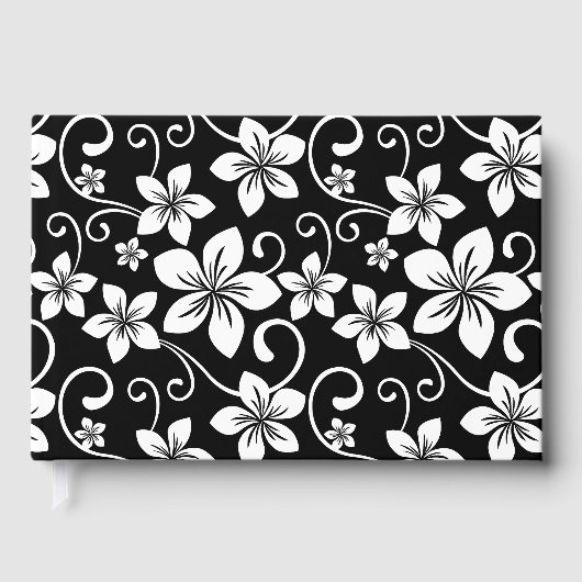 ブラックのブルーハワイ模様 ゲストブック (正面)