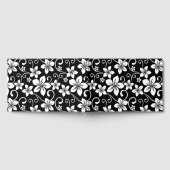 ブラックのブルーハワイ模様 ゲストブック (全面)