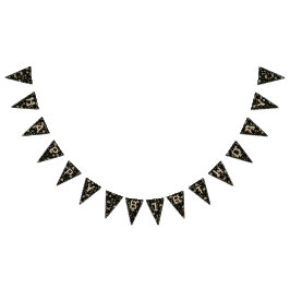 ブラックのベリーフィールドのオポッサム バンティングフラッグ