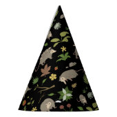 ブラックのベリーフィールドのポッサム パーティーハット (左)