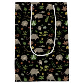 ブラックのベリーフィールドのポッサム ミディアムペーパーバッグ (裏面)