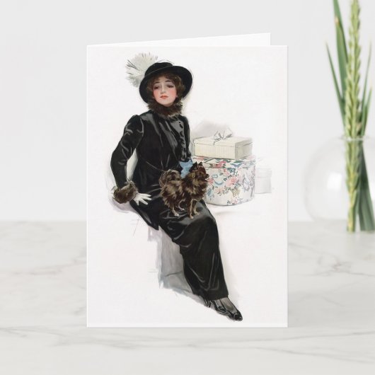 ブラックのレディ カード (正面)