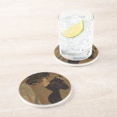 ブラックのレディ コースター (側面)