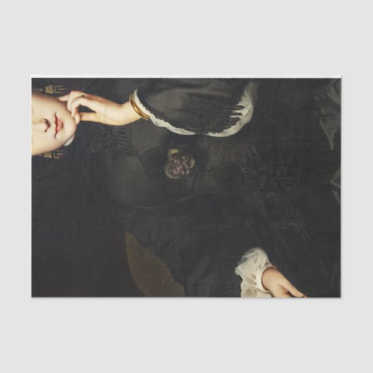 ブラックのレディ 薄葉紙 (正面)