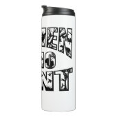 ブラックのロゴ付き狩りサーマルタンブラー タンブラー (回転右)