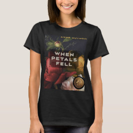 ブラックの印象的なブックカバーデザイン Tシャツ