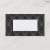 ブラックの張り地の生地 名刺 (裏面)