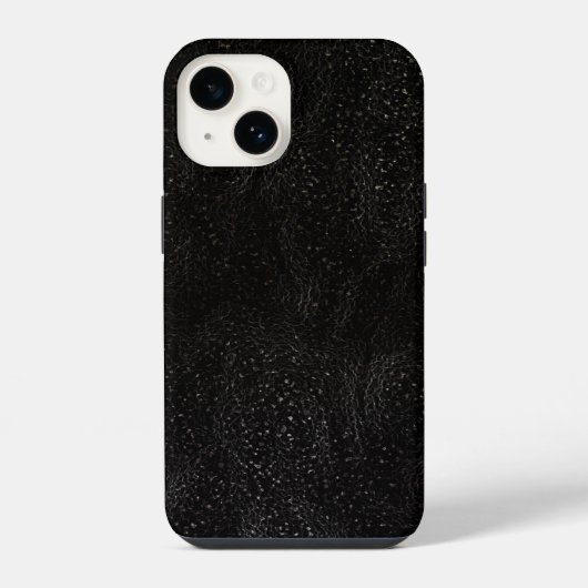 ブラックの抽象的な宇宙の天文学デザイン iPhoneケース (裏面)